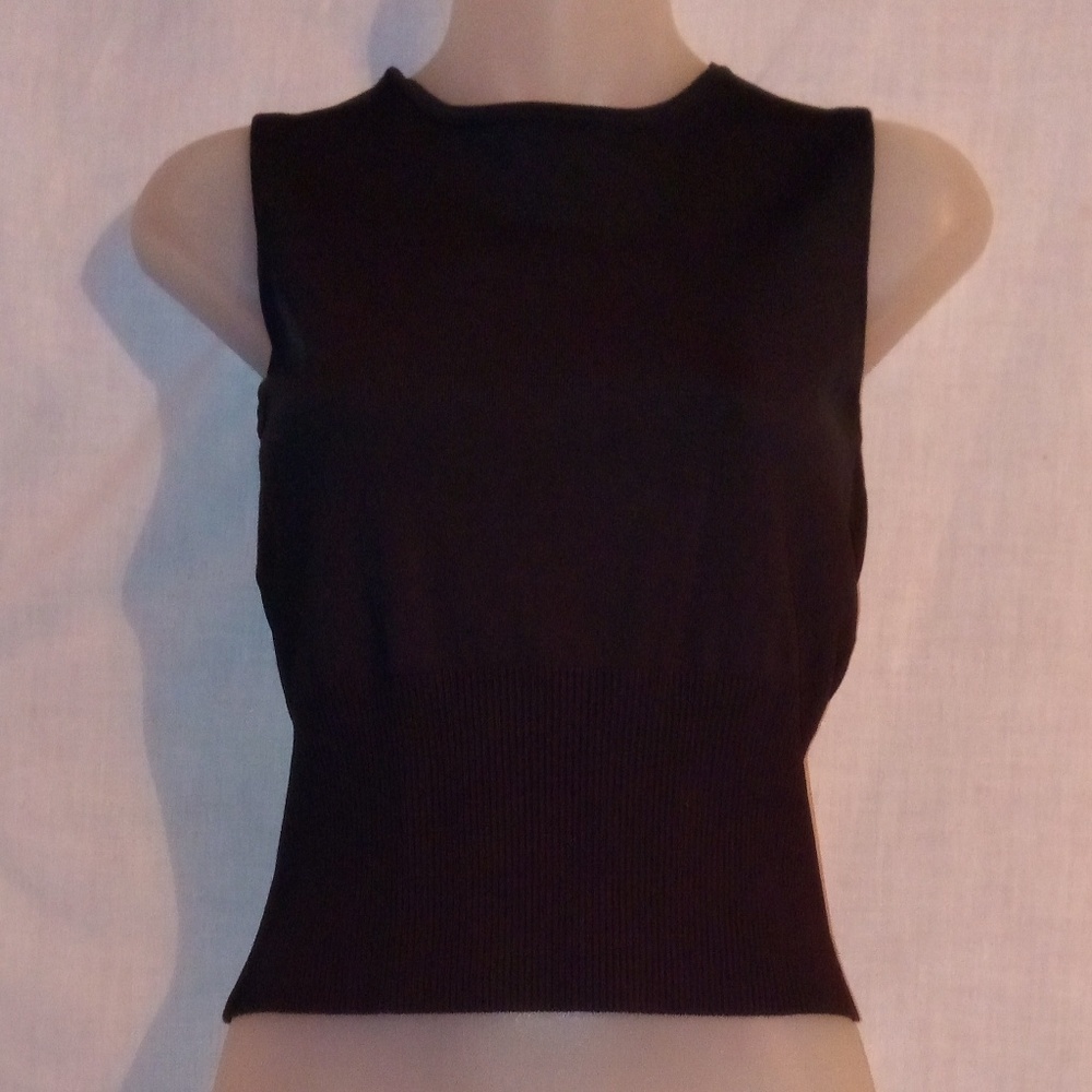 💜August Silk Petite Sleeveless Top